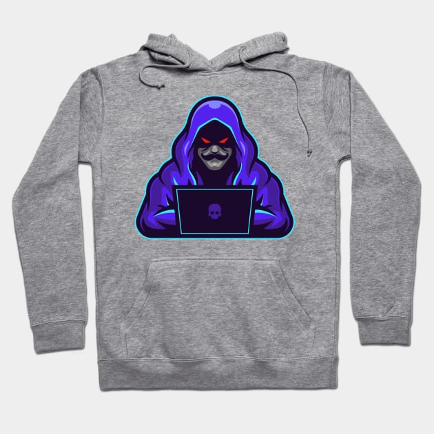 Demon hacker Hoodie by mightyfire